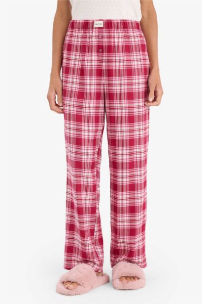 Checked Flannel Pajama Pants