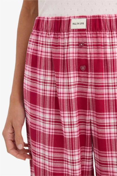 Checked Flannel Pajama Pants