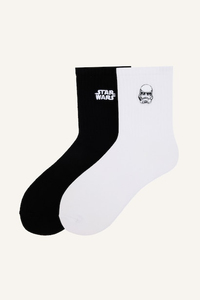 Star Wars 2'Li Pamuklu Çorap Erkek Çocuk