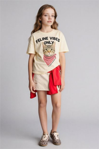 Oversize Fit Animal Short Sleeve T-Shirt