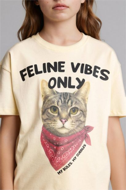 Oversize Fit Animal Short Sleeve T-Shirt