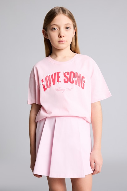 Girl Oversize Printed T-Shirt