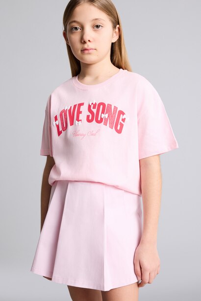 Girl Oversize Printed T-Shirt