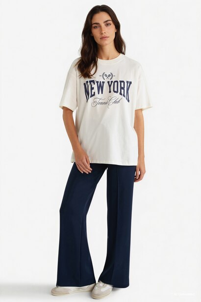 T-shirt à manches courtes Coupe Oversize
