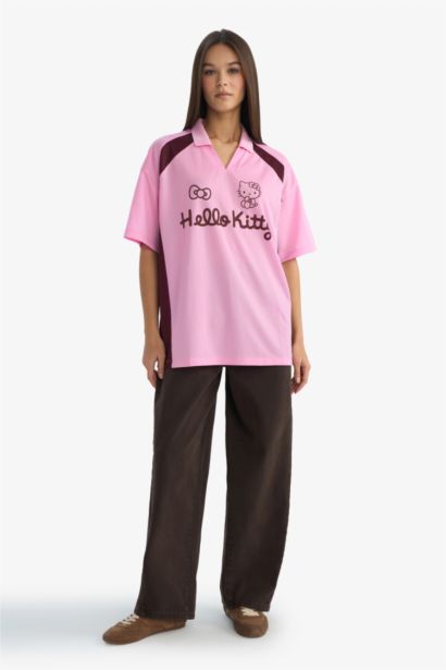 Футболка Hello Kitty Oversize с принтом
