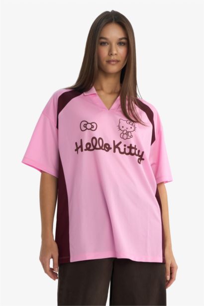 Футболка Hello Kitty Oversize с принтом