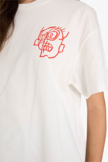 Футболка Jean Michel Basquiat Oversize с принтом