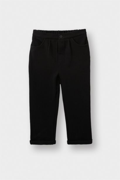 طقم بيبي اولادي تيشيرت مخطط وبنطلون قصة عادية - قطعتين