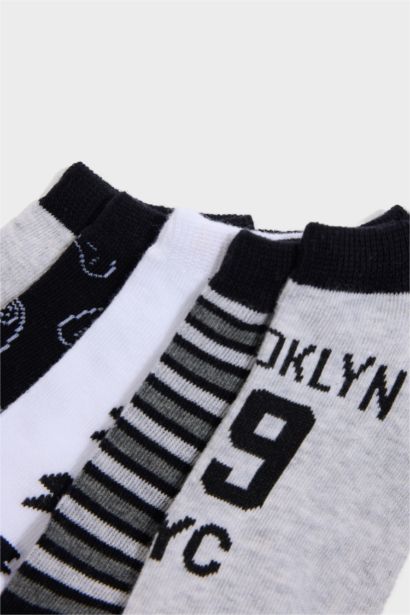 Lot de 5 Chaussettes invisibles en coton pour garçon