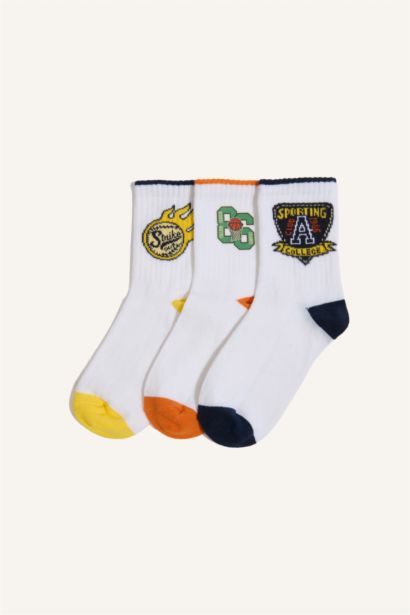 3'lü Pamuklu Erkek Çocuk