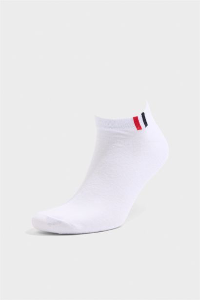 Erkek 7'li Pamuklu Patik Çorap