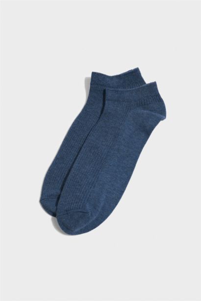 Erkek 5'li Pamuklu Sneaker Çorap