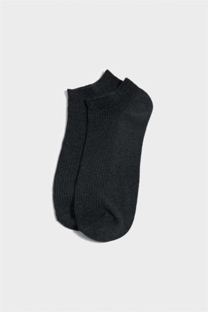 Erkek 5'li Pamuklu Sneaker Çorap