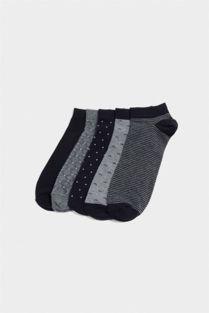 5 Piece Cotton Short Socks