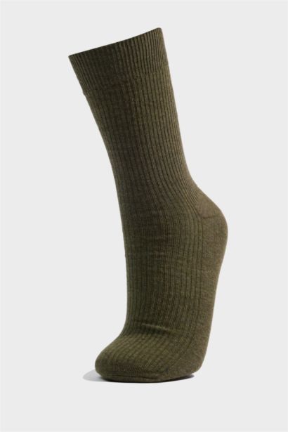 Erkek 5'li Pamuklu Uzun Çorap