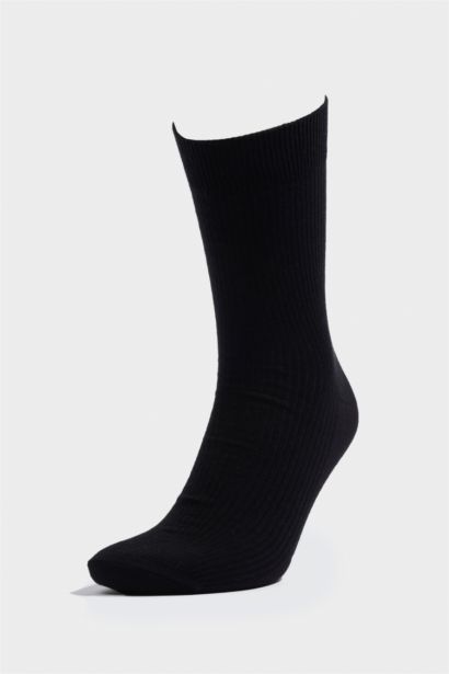 Erkek 5'li Pamuklu Uzun Çorap