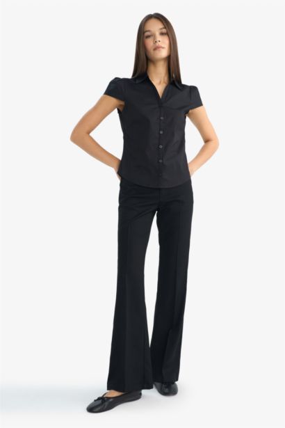 قميص مخصر نص ردن منسوج