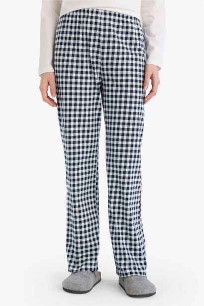 Regular Fit Teddy Bear Print Top Bottom 2 Piece Pajama Set