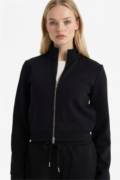 Slim Fit Turtleneck Cardigan