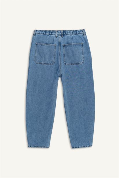 بنطلون قصة مريحة فضفاضة