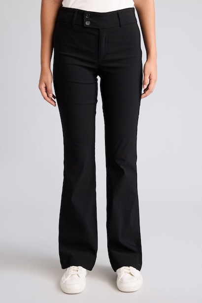 Normal Waist Flare Trousers
