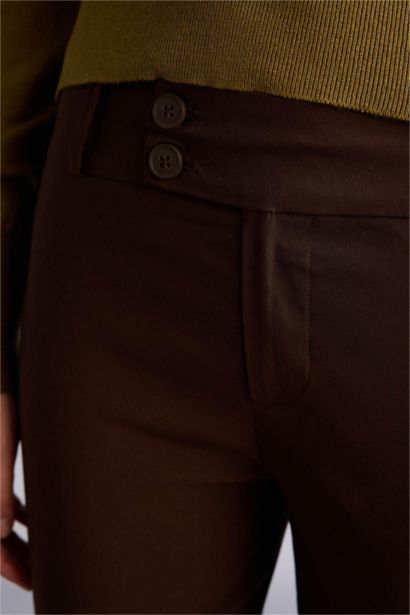 بنطلون فلير فيت برجل شارلستون وخصر عادي