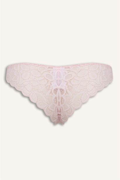 Simli Dantel Brazilian Külot