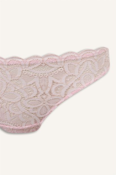 Simli Dantel Brazilian Külot