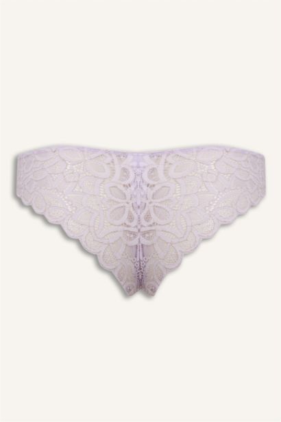 Simli Dantel Brazilian Külot