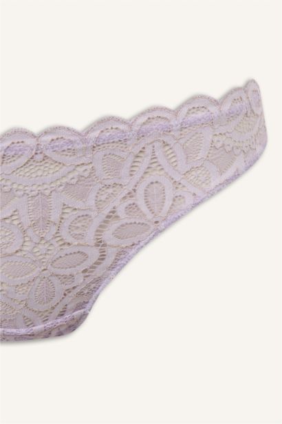 Simli Dantel Brazilian Külot