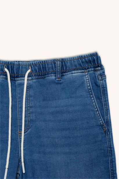 بنطلون وايد ليج برجل واسع