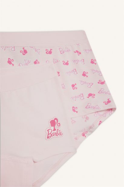 بوكسر بناتي ممشط من باربي - قطعتين