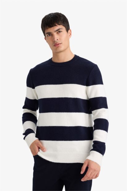 Pull tricot à col rond Coupe standard