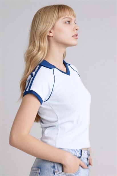 Футболка Fitted с принтом и коротким рукавом