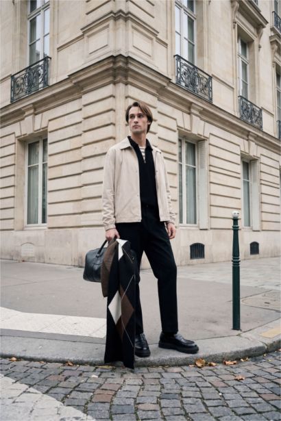 Pantalon chino en toile