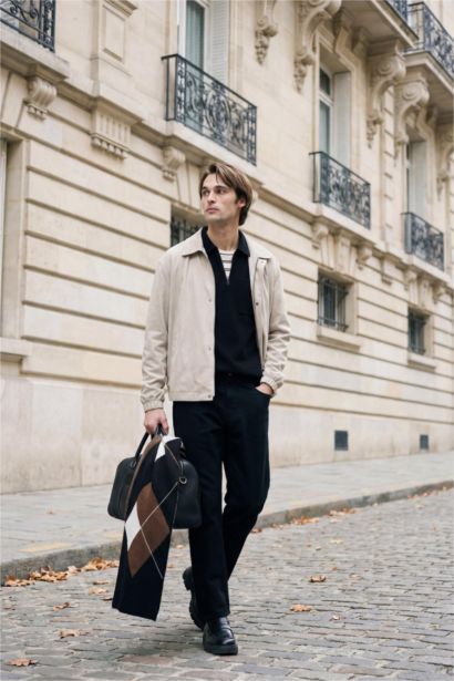 Pantalon chino en toile