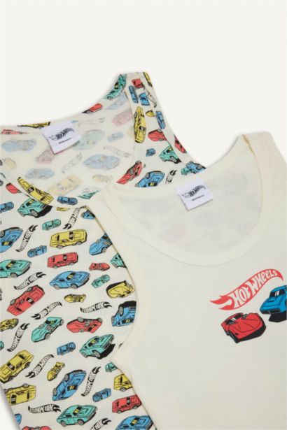 Boy Hot Wheels 2 Piece Undershirts