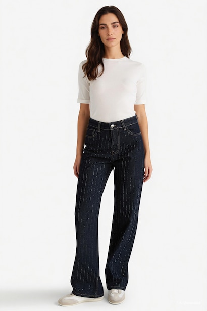 Slim Fit Crew Neck Ribbed Camisole T-Shirt