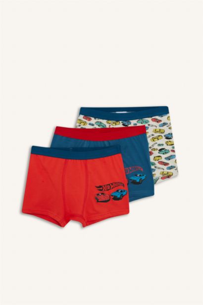 Hot Wheels Cotton 3 Piece Boxers