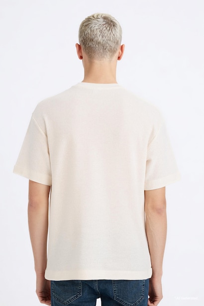 Cotton Boxy Fit Printed T-Shirt