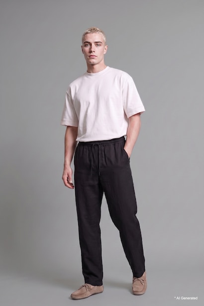 %100 Pamuk Baggy Fit Pantolon