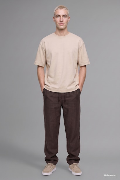 %100 Pamuk Baggy Fit Pantolon
