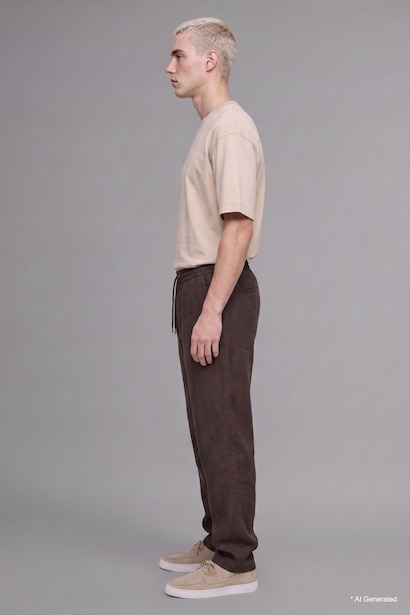 %100 Pamuk Baggy Fit Pantolon