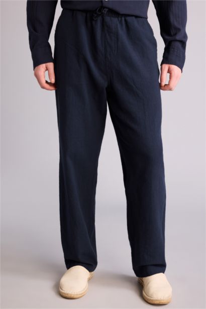 بنطرون باجي فيت قطن 100%