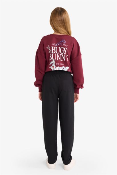 بنطرون بجامة رياضي بناتي باريل فيت بخصر مطاطي