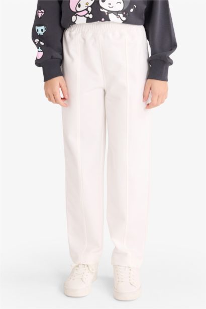 Girl Barrel Fit Elastic Waist Sweatpants