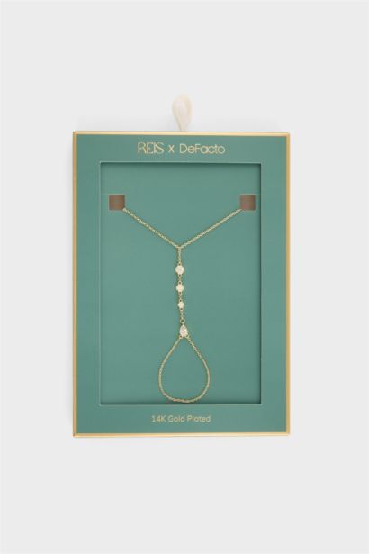 Reis X DeFacto Taşlı Gold Şahmeran