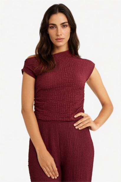 Top asymétrique Coupe slim