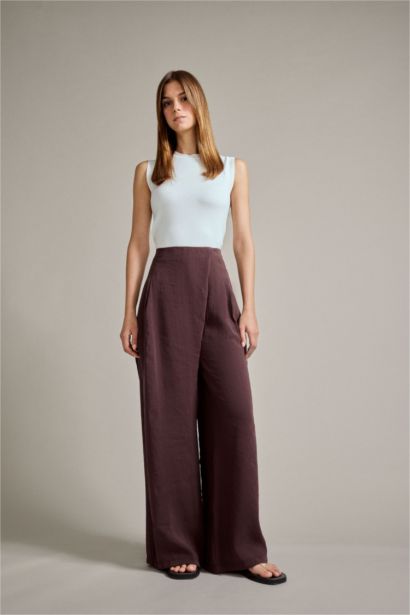 Relax Fit Regular Hem modal Trousers