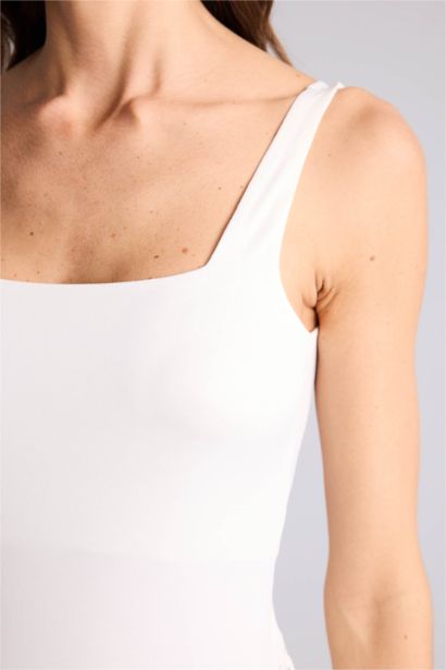 Square Collar Tank Top